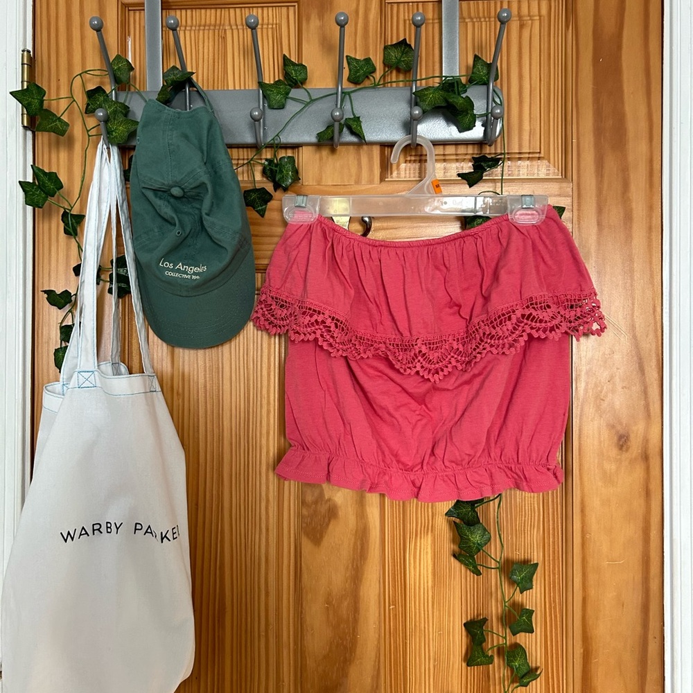 vintage O’Neill pink tube top